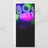 Invitation partie 80s (Devant)