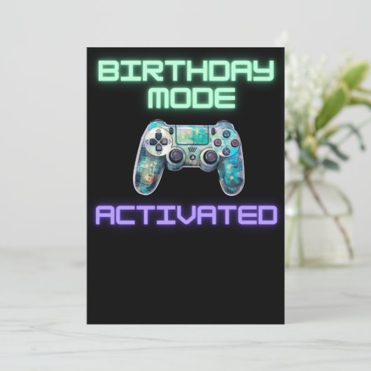 Invitation Partie activée : Mode Anniversaire Activé ! Niveau (Debout devant)