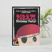 Invitation Partie amicale d'anniversaire ou de Halloween de (Debout devant)