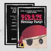 Invitation Partie amicale d'anniversaire ou de Halloween de (Devant / Derrière)