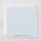 Invitation Partie bleue de minuit de patinage de glace de (Dos)