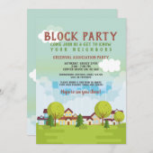 Invitation Partie bloc communautaire (Devant / Derrière)