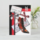 Invitation Partie britannique d'achats de mode de "sweet (Debout devant)