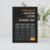 Invitation Partie comptable de retraite (Debout devant)