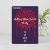 Invitation Partie d'âge d'esprit de corps d'esprit nouvelle (Debout devant)