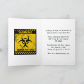 Invitation Partie d'anniversaire virtuelle de quarantaine (Intérieur)