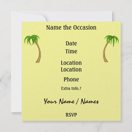 Invitation Partie dans les lumières lumineuses de style - SRF (Dos)