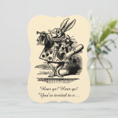 Invitation Partie de Baby shower de révélation de genre vinta (Debout devant)