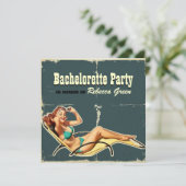 Invitation partie de bachelorette de maillot de bain de (Debout devant)