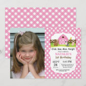 Invitation Partie de basse-cour d'invitation d'anniversaire (Devant / Derrière)