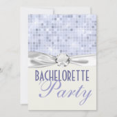 Invitation partie de bling glam et glitz bachelorette (Devant)