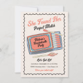 Invitation Partie de boîte de correspondance parfaite à main (Devant)