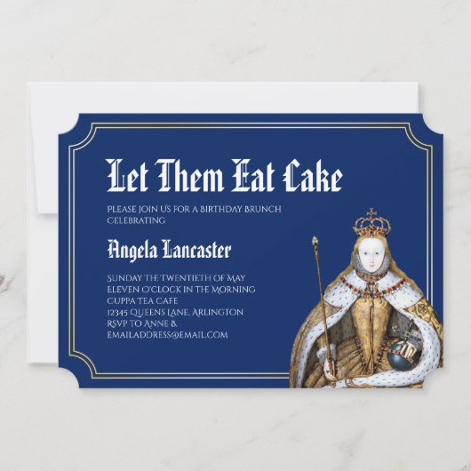 Invitation Partie de brunch d'anniversaire de Marie (Devant)