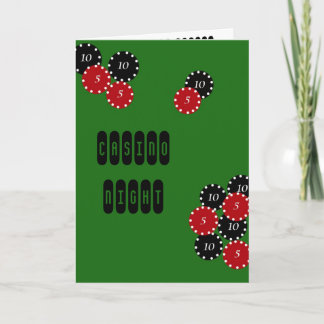 Invitation Partie de casino