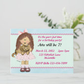 Invitation Partie de chat (Debout devant)