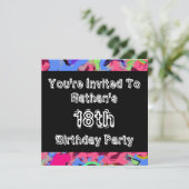 Invitation Partie de ~ de graffiti (Debout devant)