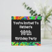 Invitation Partie de ~ de graffiti (Debout devant)