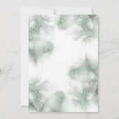 Invitation Partie de fiançailles d'eucalyptus de la verdure | (Dos)