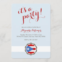 Partie de fleur, drapeau portoricain