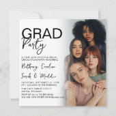 Invitation Partie de graduation du groupe photographique à do (Devant)