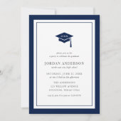 Invitation Partie de graduation du panneau de couleurs modifi (Devant)