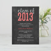 Invitation Partie de graduation du tableau de bord | Parties  (Debout devant)