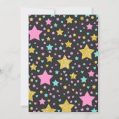 Invitation Partie de gymnastique de licorne d'invitation de (Dos)