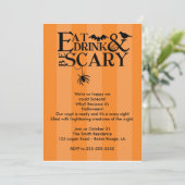 Invitation Partie de Halloween (Debout devant)