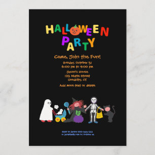 Invitation Partie de Halloween