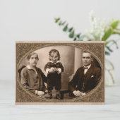 Invitation Partie de Halloween de famille de frai de démon (Debout devant)