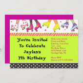 Invitation Partie de joyeux anniversaire d'invitation de (Devant / Derrière)