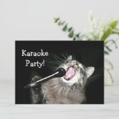 Invitation Partie de karaoke (Debout devant)