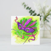 Invitation Partie de la mascarade de nouvelle année (Debout devant)