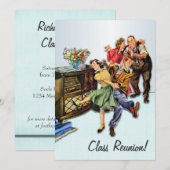 Invitation Partie de la Réunion de classe d'houblon de (Devant / Derrière)