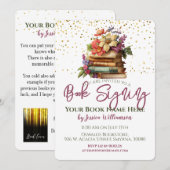 Invitation Partie de lancement de la signature de livre (Devant / Derrière)