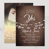 Invitation Partie de l'engagement des voyants de chaîne (Devant / Derrière)