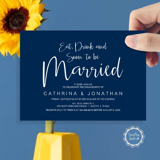 Invitation Partie de l'engagement du mariage, script d'écritu