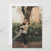 Invitation Partie de l'engagement Grooms (Dos)