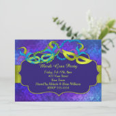 Invitation Partie de mardi gras (Debout devant)