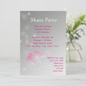Invitation Partie de patinage sur glace (Debout devant)