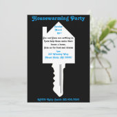 Invitation Partie de pendaison de crémaillère (Debout devant)