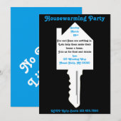 Invitation Partie de pendaison de crémaillère (Devant / Derrière)