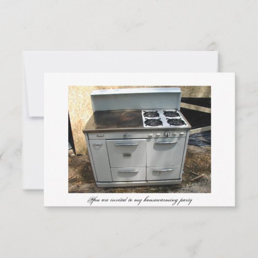 Invitation Partie de pendaison de crémaillère (Devant)