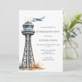 Invitation Partie de retrait du contrôleur de la circulation  (Debout devant)