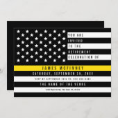 Invitation Partie de retrait du répartiteur de drapeaux de li (Devant / Derrière)