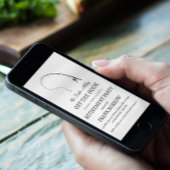 Invitation Partie de retrait du thème de la pêche simple