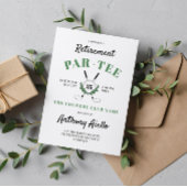 Invitation Partie de retraite à thème Wreath Golf