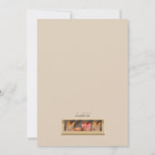 Invitation Partie de retraite Baker (Dos)