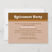 Invitation Partie de retraite brunoise (Devant)