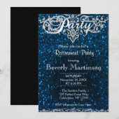 Invitation Partie de retraite | Charme élégant (Devant / Derrière)